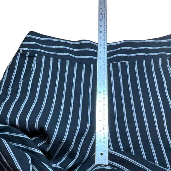 HABITAT Linen Cotton Blend Wide Leg Cropped Pants w/ Pockets XL - Picture 7 of 11